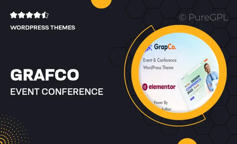 grafco event conference wordpress theme