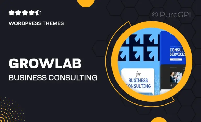 growlab business consulting wordpress theme