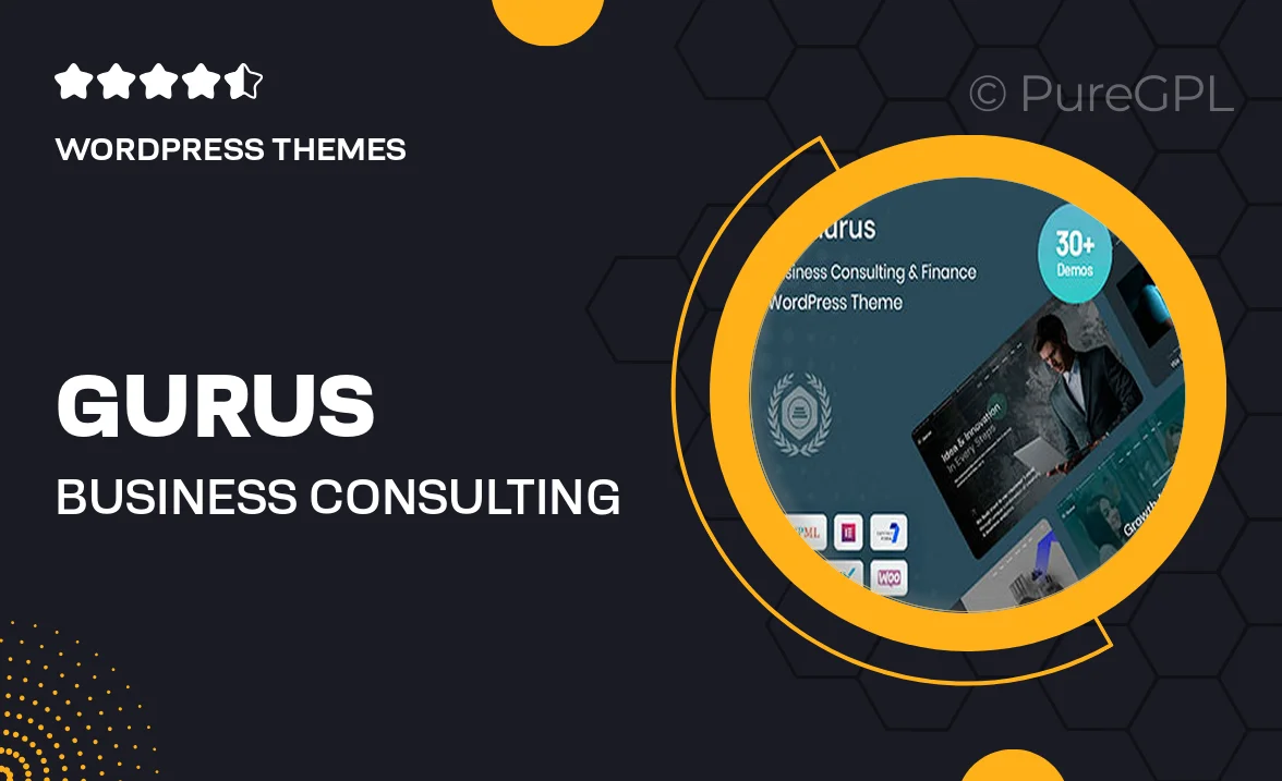 Gurus – Business Consulting WordPress Theme