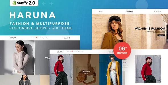 haruna fashion multipurpose shopify 20 theme