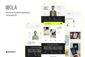 Hola – Personal Portfolio Elementor Template Kit
