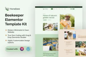 Honebee – Beekeeper Elementor Template Kit