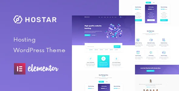 hostar web hosting wordpress theme 1