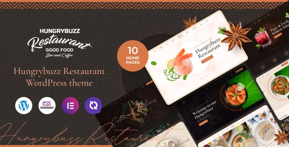 hungrybuzz restaurant wordpress theme 1