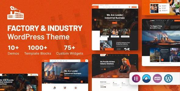indsro factory industry wordpress theme 1