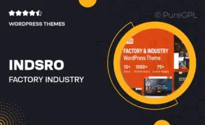 Indsro – Factory & Industry WordPress Theme
