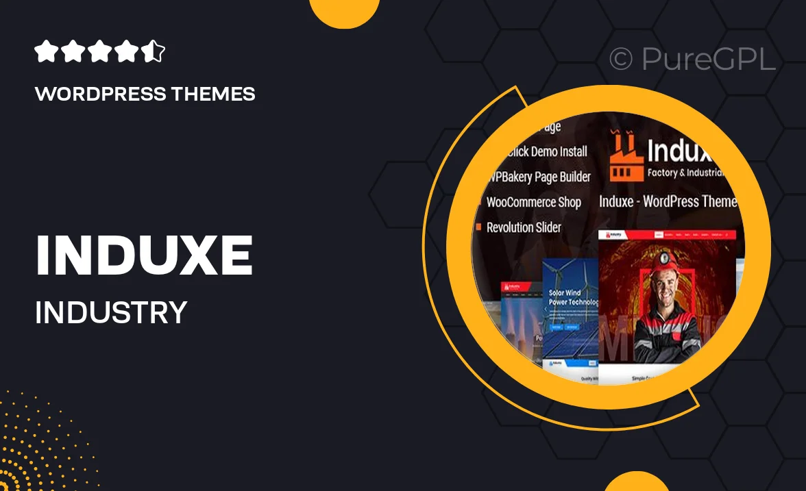 Induxe – Industry & Manufacturing WordPress Theme