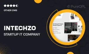 inTechzo – Startup & IT Company Elementor Template Kit