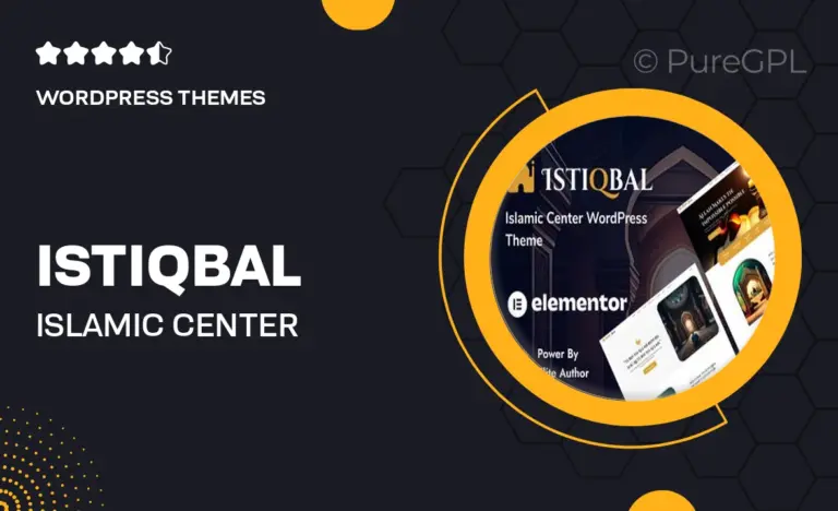 istiqbal islamic center mosque wordpress theme