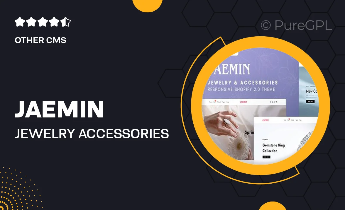 Jaemin – Jewelry & Accessories Responsive Shopify 2.0 Theme