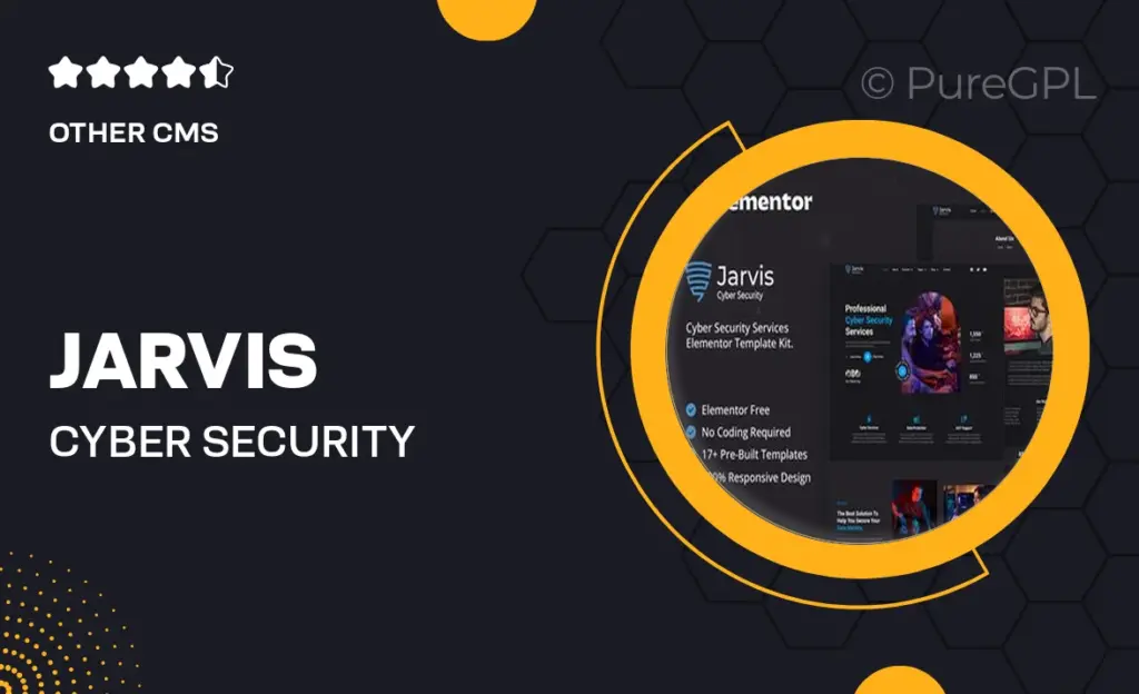 Jarvis – Cyber Security Services Elementor Template Kit 47 Jarvis – Cyber Security Services Elementor Template Kit