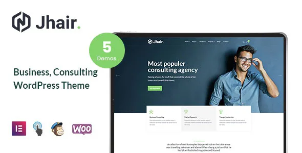 jhair business consulting wordpress theme 1
