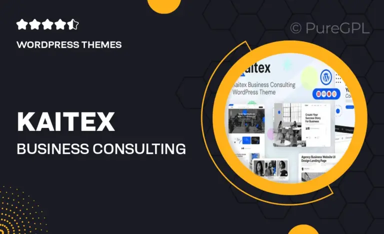 kaitex business consulting wordpress theme