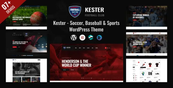 kester soccer club sports news wordpress theme 1