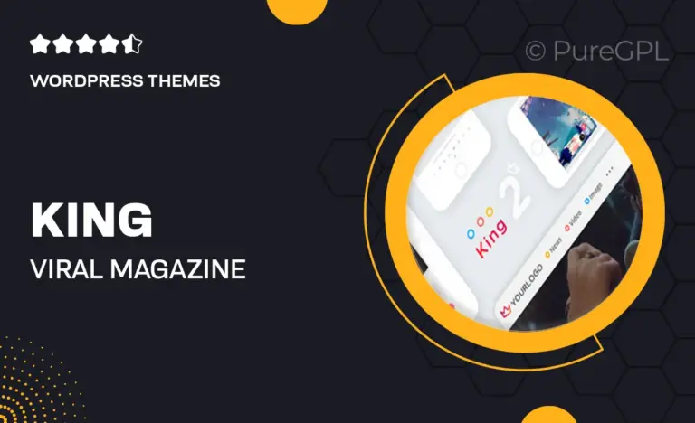 king viral magazine wordpress theme