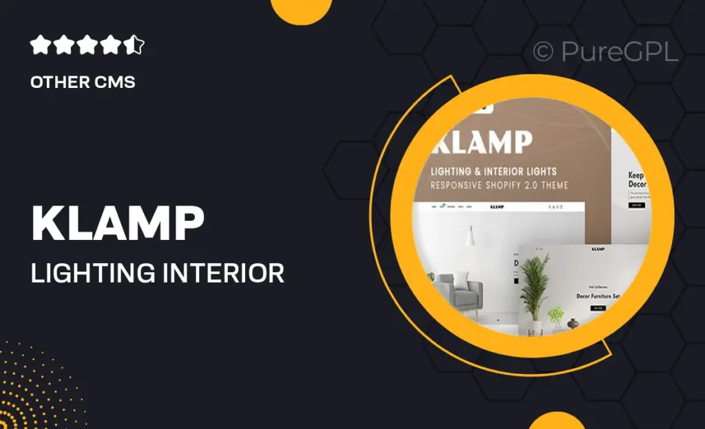 Klamp – Lighting & Interior Lights Shopify 2.0 Theme 27 Klamp – Lighting & Interior Lights Shopify 2.0 Theme