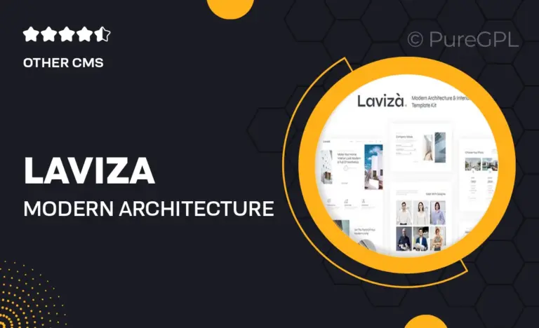 laviza modern architecture interior design template kit