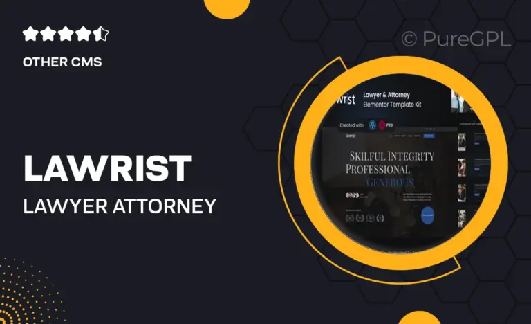 lawrist lawyer attorney elementor pro template kit