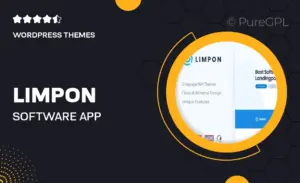 Limpon – Software App Landing WordPress Theme