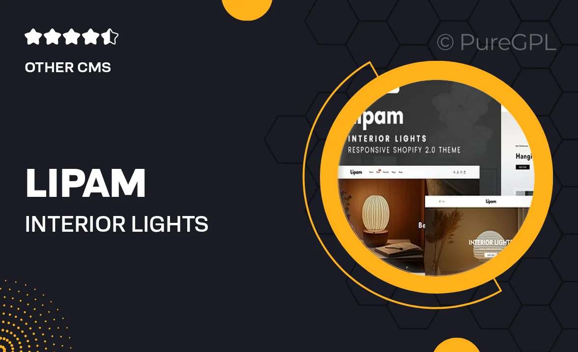 Lipam – Interior Lights Responsive Shopify 2.0 Theme