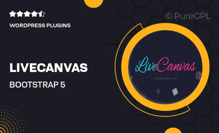 livecanvas bootstrap 5 wordpress page builder for web designers