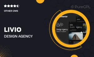 Livio – Design Agency Elementor Template Kit