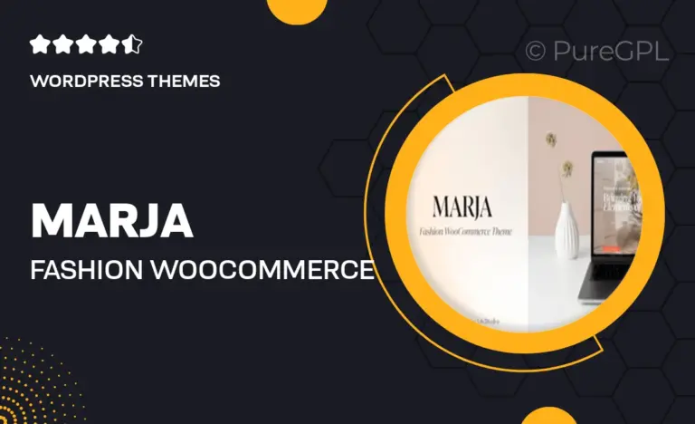 marja fashion woocommerce theme