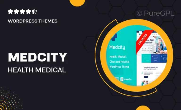 medcity health medical wordpress theme