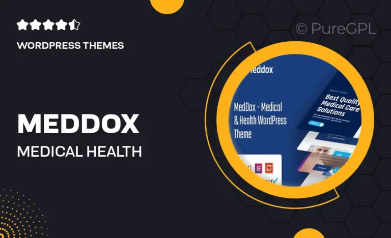 meddox medical health wordpress theme