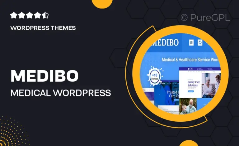 medibo medical wordpress theme