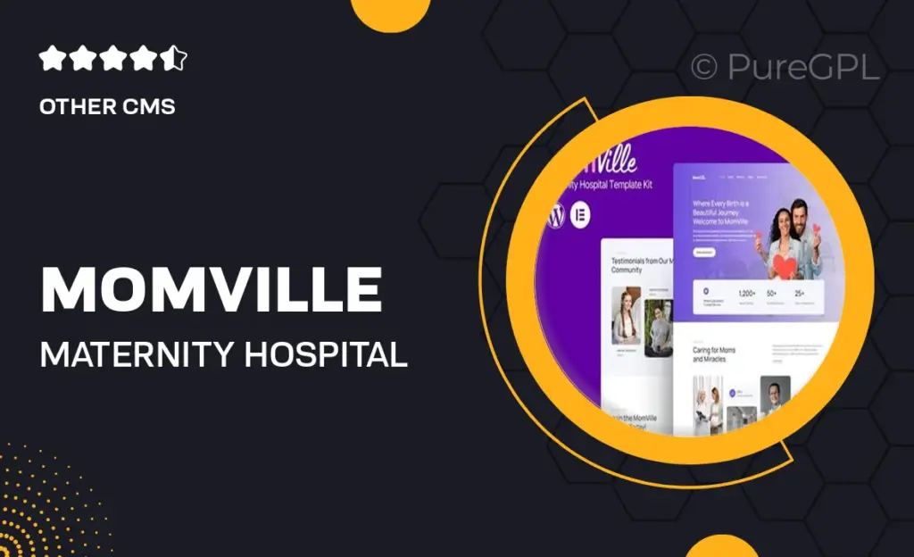 MomVille – Maternity Hospital Elementor Kit Template 9 MomVille – Maternity Hospital Elementor Kit Template