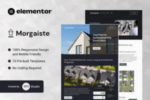 Morgaiste – Real Estate Mortgage Solutions Elementor Template Kit