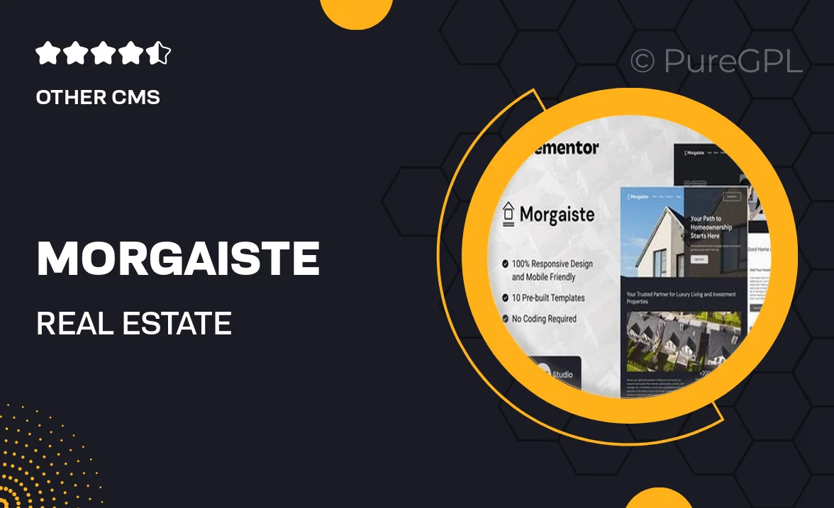 Morgaiste – Real Estate Mortgage Solutions Elementor Template Kit