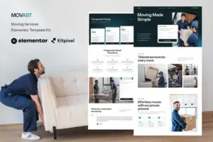 Movast – Moving & Relocation Services Elementor Template Kit