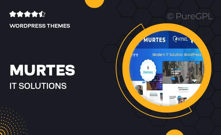 murtes it solutions services wordpress theme