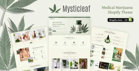 Mysticleaf – Medical Marijuana Shopify Store