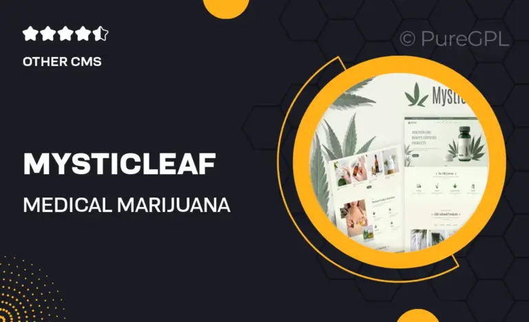 mysticleaf medical marijuana shopify store