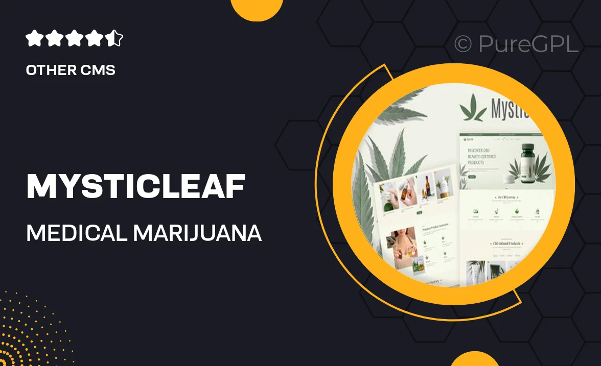 Mysticleaf – Medical Marijuana Shopify Store