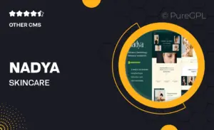 Nadya – Skincare & Dermatology Elementor Template Kit