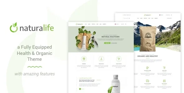 naturalife health organic wordpress theme 1
