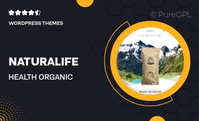 naturalife health organic wordpress theme