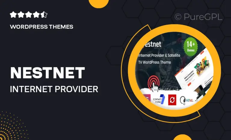 nestnet internet provider satellite tv wordpress theme