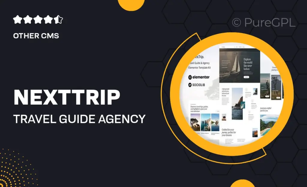 NextTrip – Travel Guide & Agency Elementor Template Kit 48 NextTrip – Travel Guide & Agency Elementor Template Kit