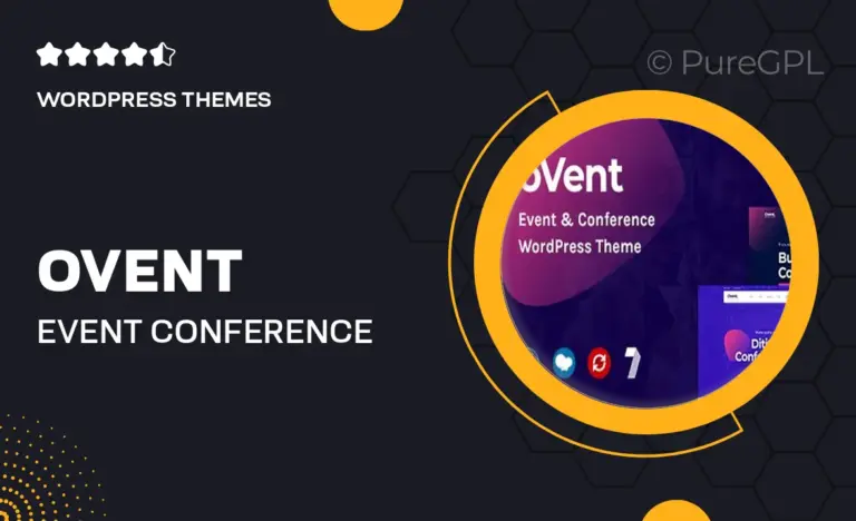 ovent event conference wordpress theme