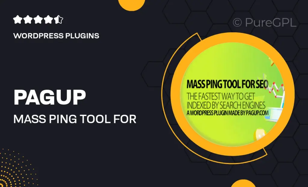 Pagup | Mass Ping Tool for SEO Pro 7 Pagup | Mass Ping Tool for SEO Pro