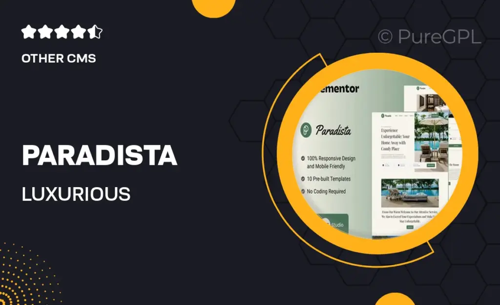 Paradista – Luxurious Accommodation Elementor Template Kit 49 Paradista – Luxurious Accommodation Elementor Template Kit