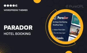 Parador – Hotel Booking WordPress Theme