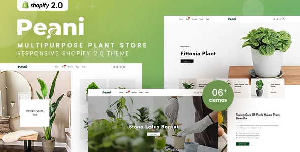 peani multipurpose plant store shopify 20 theme