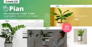 Pian – MultiPurpose Plant Store Shopify 2.0 Theme