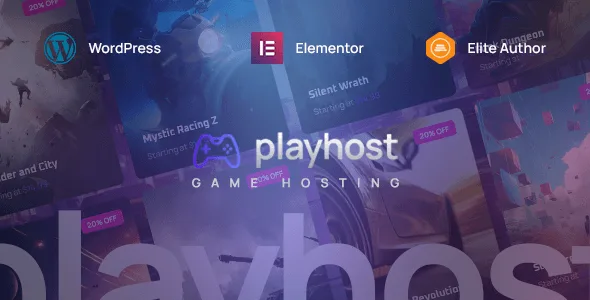 playhost game hosting server wordpress theme 1